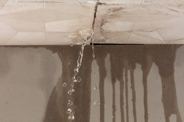 Professional Water Damage Restoration technician working in Big Sandy, TN